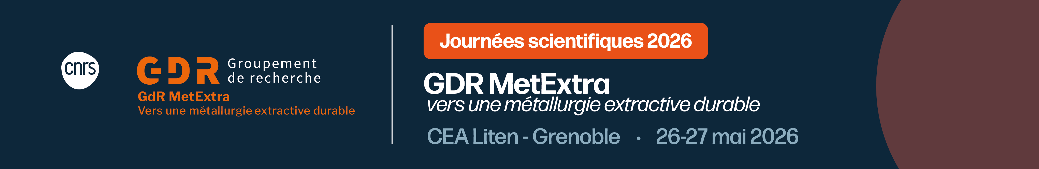 Les meetings du GDR MetExtra>